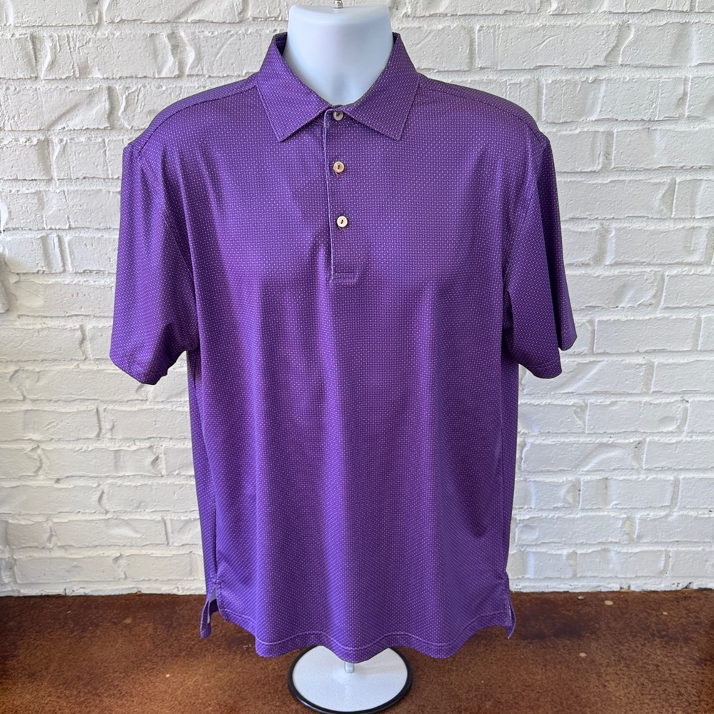 Peter Millar Men's Deep Purple Polo